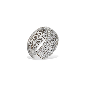 Diamond Like Pave' CZ Band Ring from Alexandra Marks Jewelry