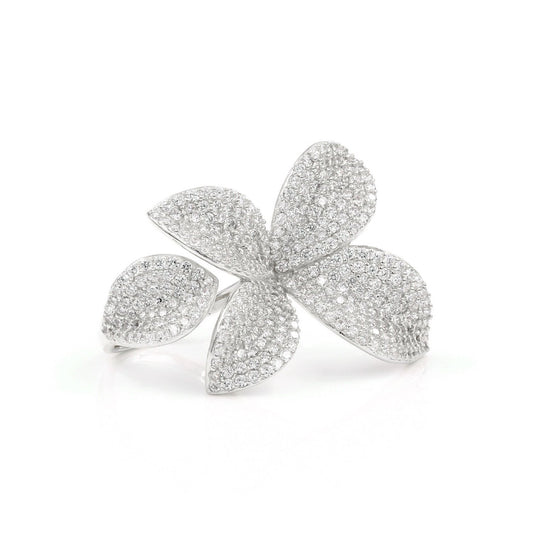 Alexandra Marks | Samantha Bold CZ Flower Ring