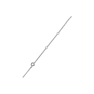 Necklace length is adjustable from 16" to 18", making it the perfect layering necklace