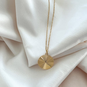 Simple Gold Fashion Circle Necklace From Alexandra Marks Jewelry