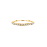 Thin .25ctw Diamond Stacking Ring in 14k Yellow Gold | Alexandra Marks Jewelry