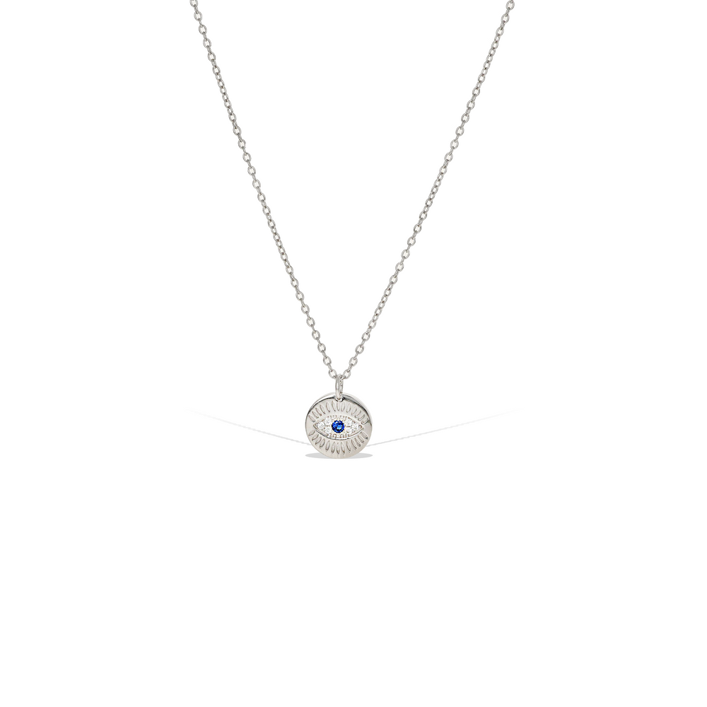 
            
                Load image into Gallery viewer, Evil Eye Charm Necklace
            
        