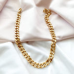 Alexandra Marks | Thick Gold Cuban Chain Link Necklace