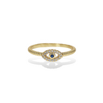 Alexandra Marks | Dainty Gold Evil Eye Ring
