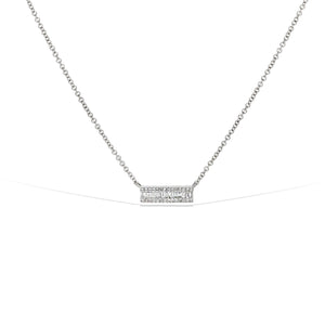 
            
                Load image into Gallery viewer, Alexandra Marks - Diamond Bar Necklace in White Gold
            
        