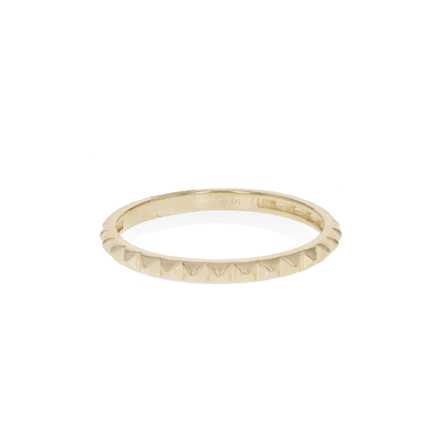 14k Gold Thin Stacking Ring - Alexandra Marks Jewelry