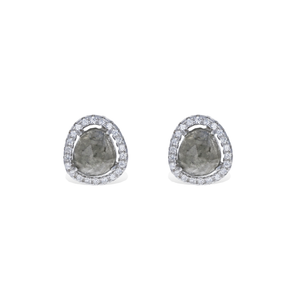 
            
                Load image into Gallery viewer, Labradorite Gemstone Stud Earrings | Alexandra Marks Jewelry
            
        