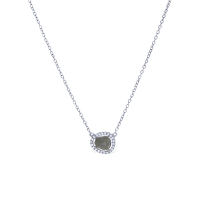 
            
                Load image into Gallery viewer, Sterling Silver Labradorite Gemstone Necklace - Alexandra Marks Jewelry
            
        
