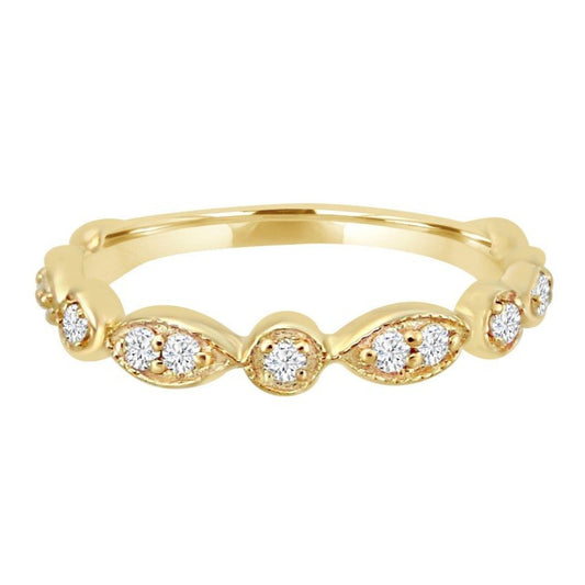 Marquise Diamond Wedding Band from Alexandra Marks Jewelry