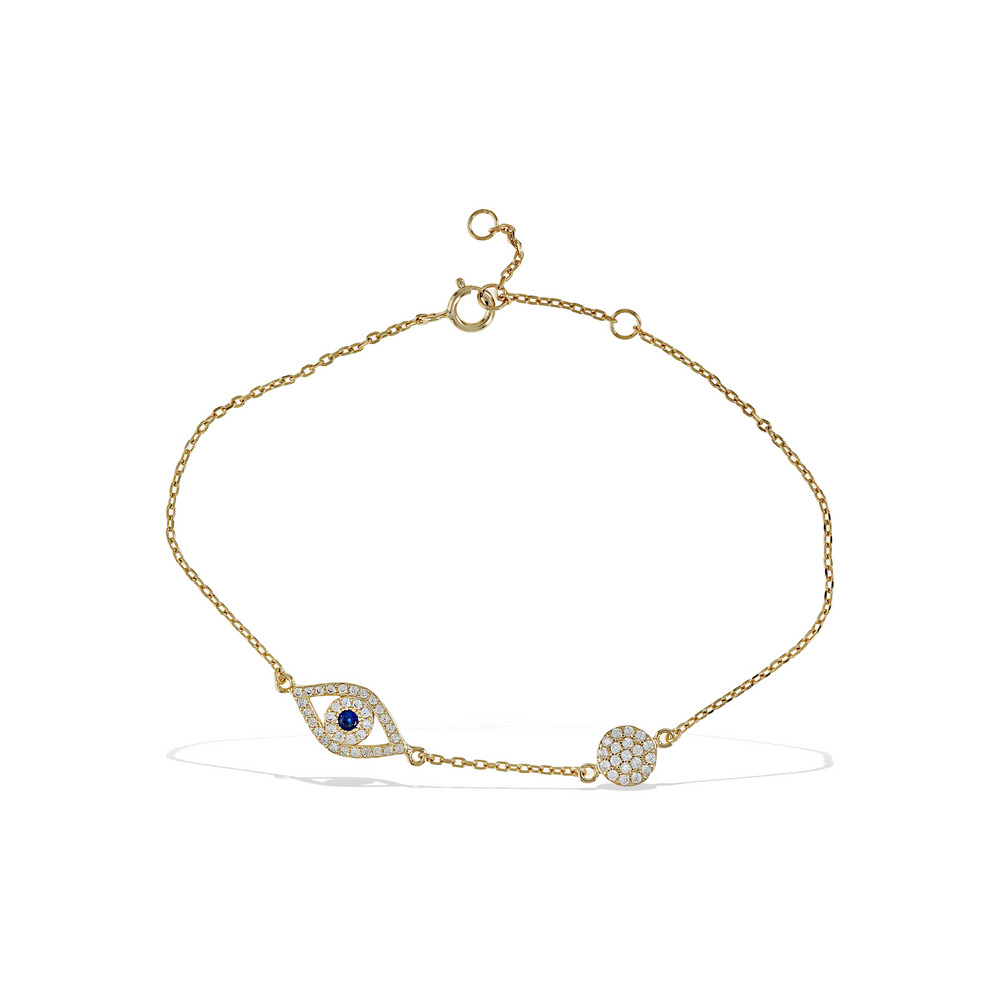 Dainty Evil Eye Bracelet Alexandra Marks Jewelry