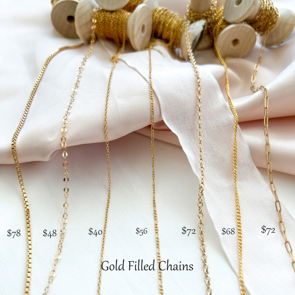 Gold Filled Permanent Jewelry Chains from Alexandra Marks Jewelry