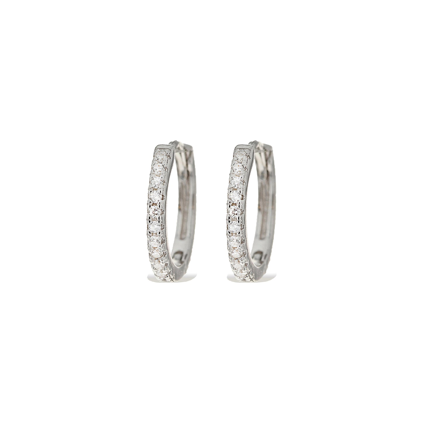 Small Silver Dainty Huggie Hoop Earrings - Alexandra Marks Jewelry