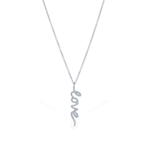 
            
                Load image into Gallery viewer, Diamond Love Letter Necklace - Alexandra Marks Jewelry
            
        