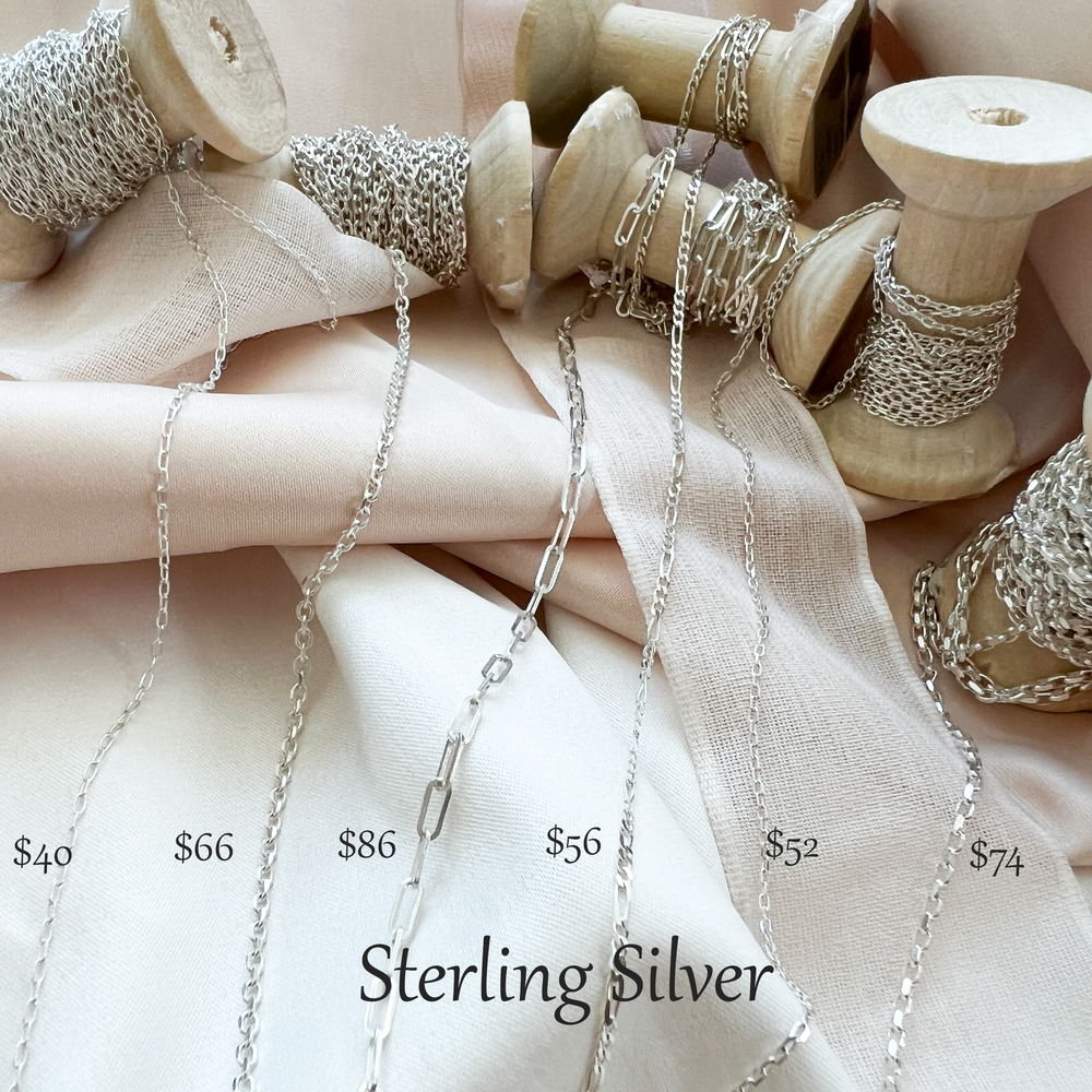 Sterling Silver Permanent Bracelet Chains from Alexandra Marks Jewelry